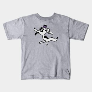 Retro Ghost Dog Cartoon Kids T-Shirt